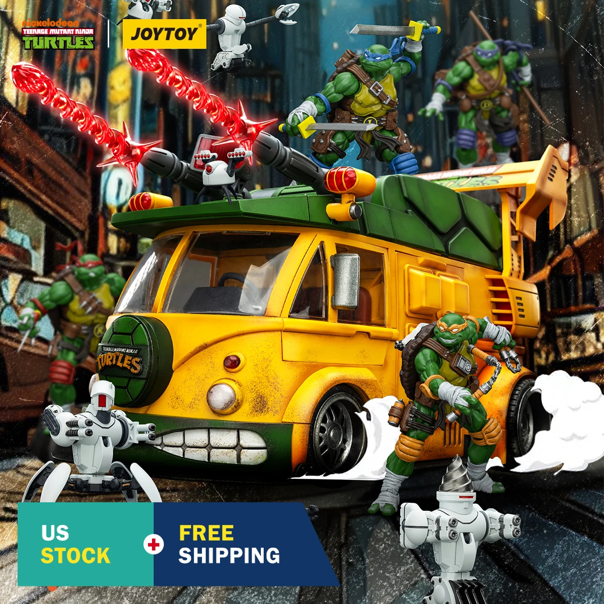 

HIPLAY JOYTOY TMNT JT02526 1/18 Scale Action Figure