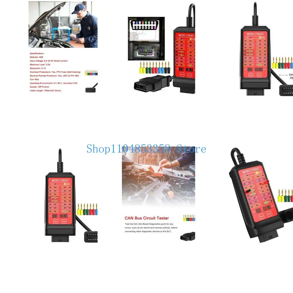 

652F CAN PINAT BOX TEST Настройки диагностики Diagnostic Debd2 Brea Out Box Supplies Detocol Scanner Scanner Scaner Scaner