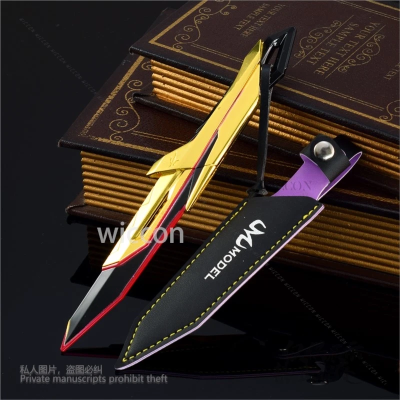 Valorant Sakura jett أنيمي رينا كو كوسبلاي بلوم دوامة الزهور كوناي نموذج معدني كوسبلاي ألعاب مكافحة الشغب القابلة للجمع