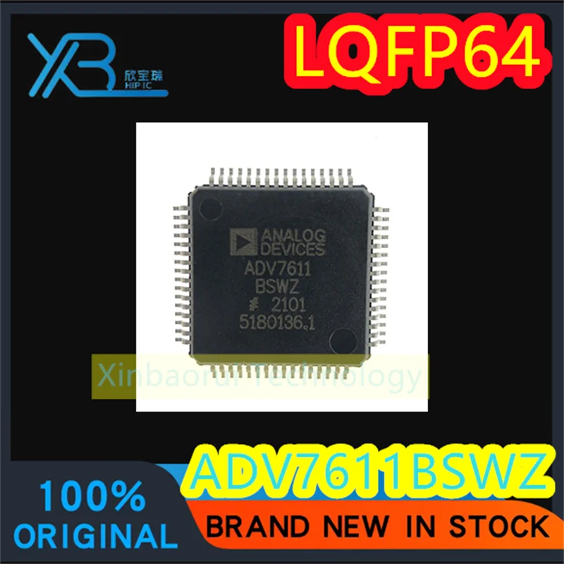 (1/5pieces) ADV7611BSWZ ADV7611 100% new original chip IC video processor QFP64 spot electronics