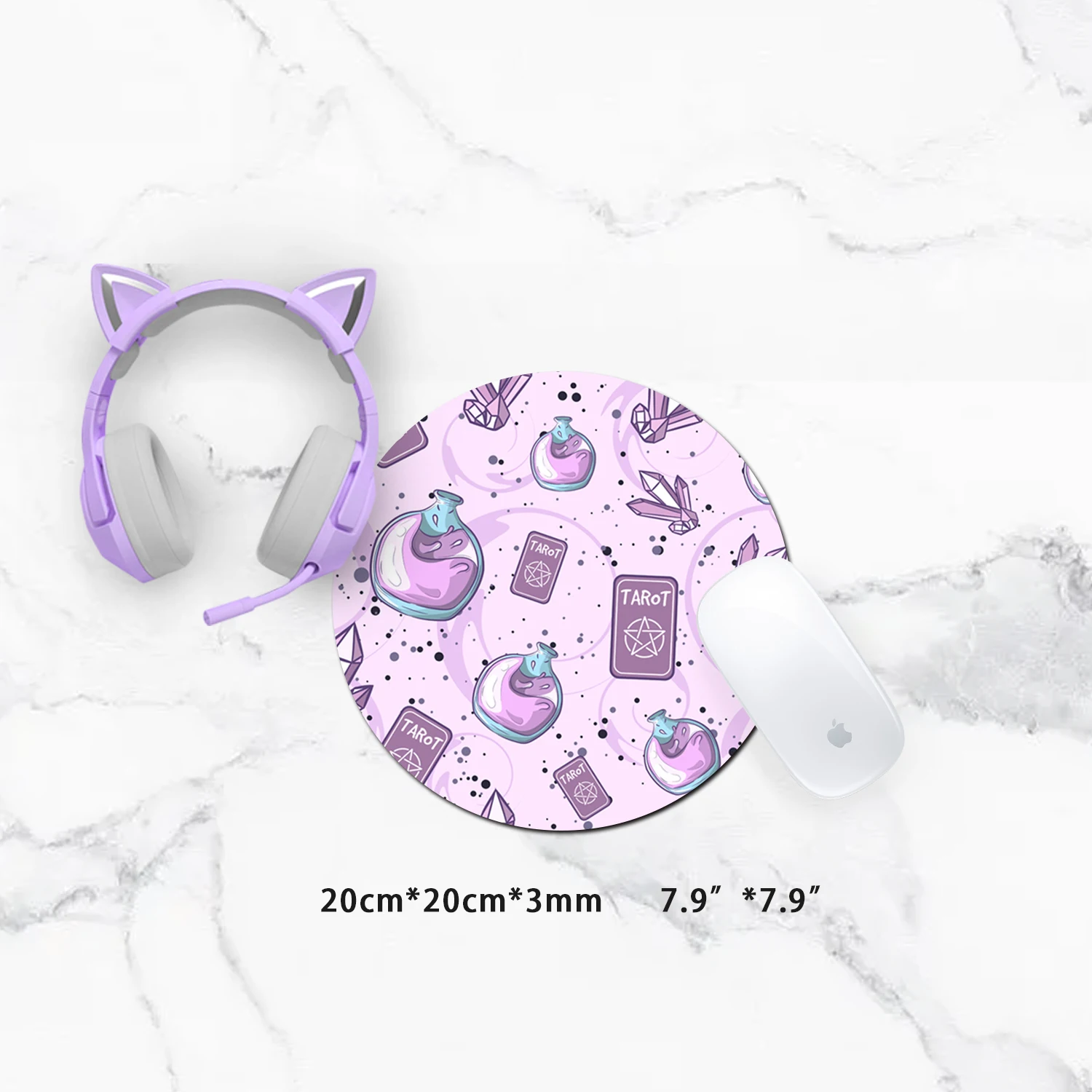 Extra Große Kawaii Tarot Hexe Zeug Gaming Maus Pad XXL Schreibtisch Matte Wasserdicht Rutschfeste Laptop Schreibtisch Zubehör