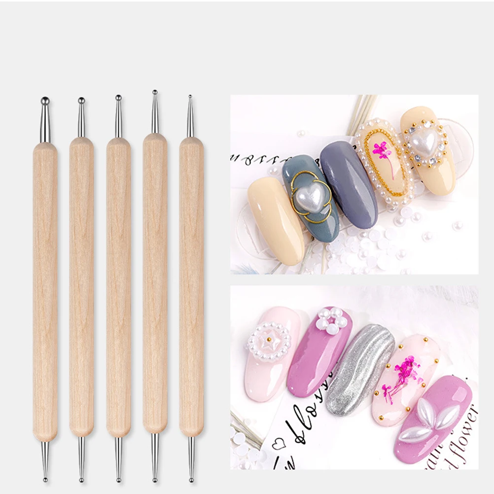 

1Set Nail Art Pen Brush Set Professional Nail Painting Tools Manicure Kit for Fine Line Drawing Uv Gel Flower Drill Pens