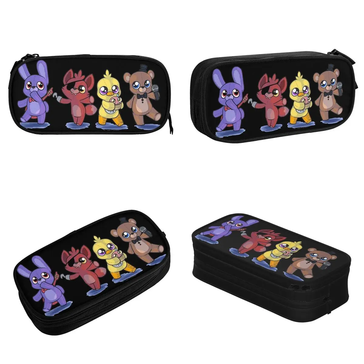 Lovely Fnaf Movie Pencil Case Pencilcases Pen for Girl Boy Large Storage Bag Students School Gift Stationery