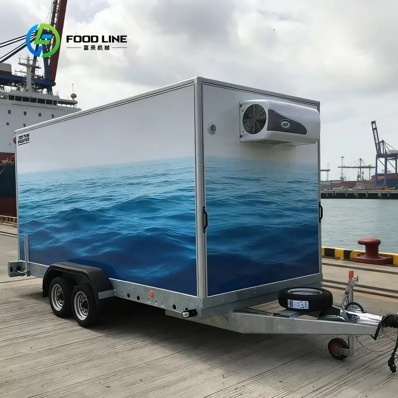 Custom Refrigerated Cold Chain Trailer, Special For Express Parcel Door To Door Fresh Food Low Temperature Delivery Transport