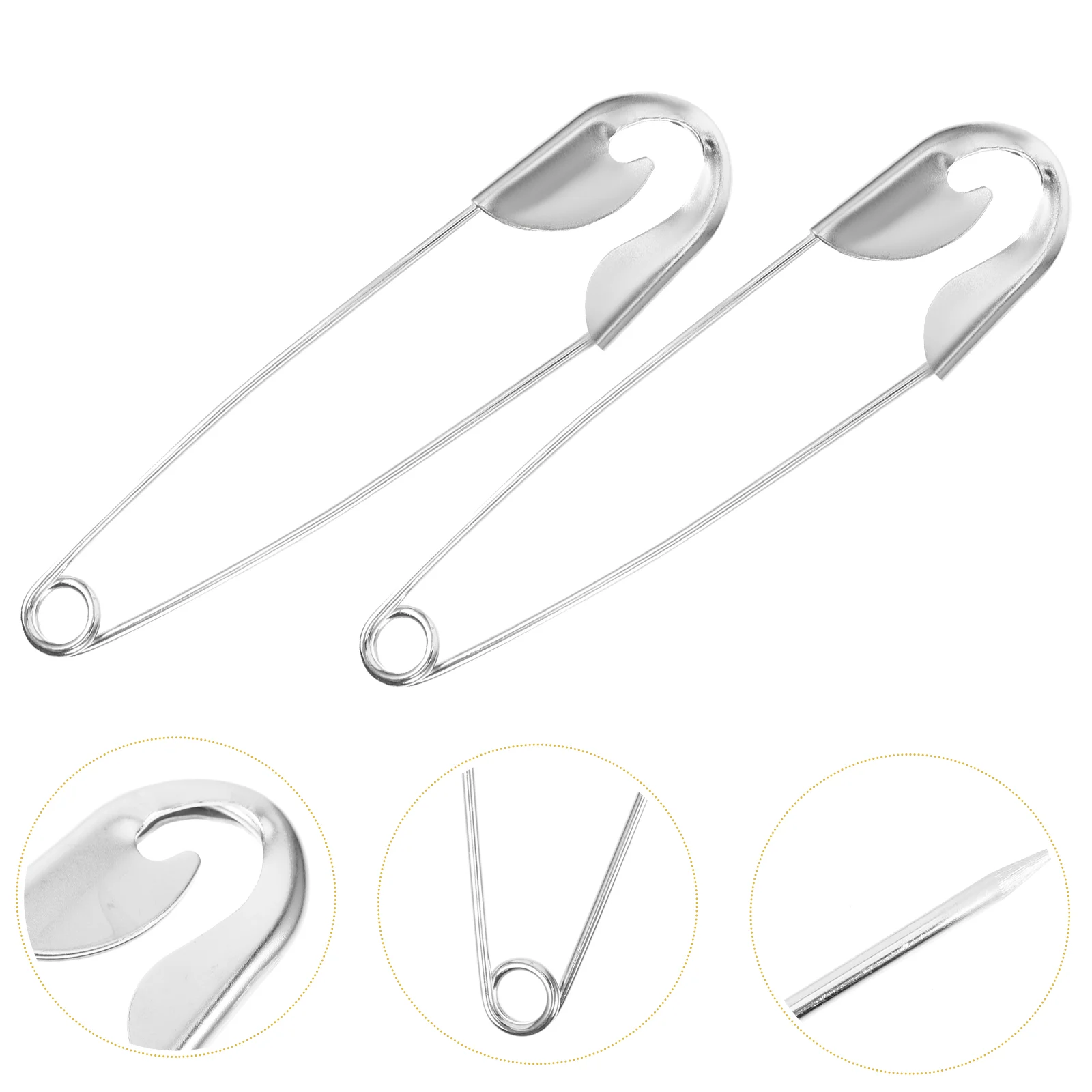 5 Pcs Baotou Safety Pin for Fixing Objects Large Pins Laundry Bend Basting Shirt Clothes