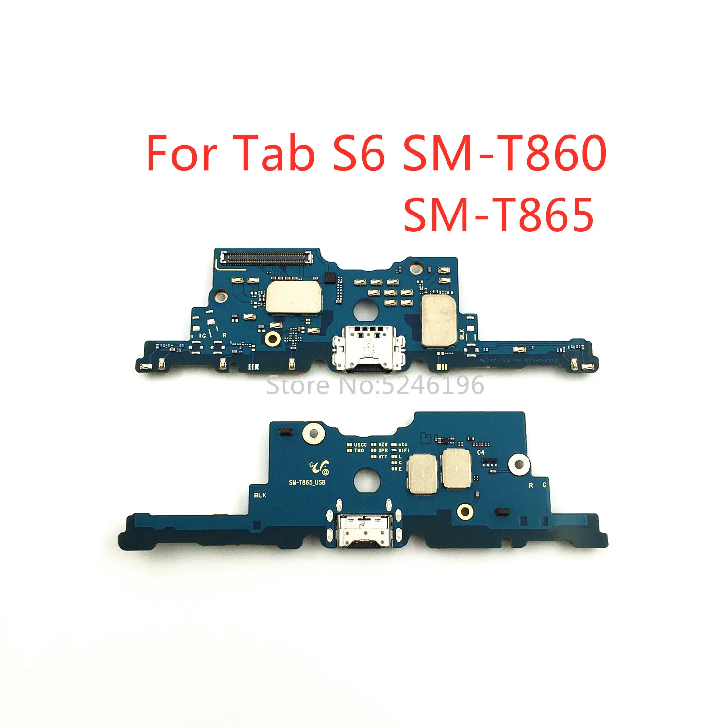 

1pcs USB Charging Port Charger Base Connector For Samsung Galaxy Tab S6 SM-T860 Tab S6 SM-T865 Replace Part
