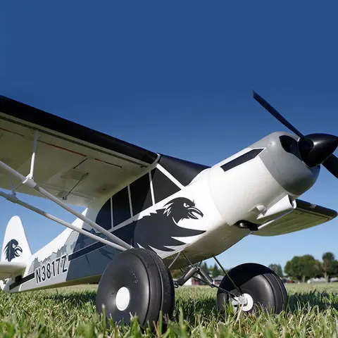 FMS Fjärrstyrt Modellplan 1300MM 1.3M PA-18 J3 Piper Super Cub RC Flygplan PNP Träningsflygplan Elflygplan Utomhussporter 6 best sales Piper Cub RC - №2