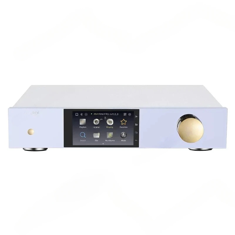 New DMP60 HIFI Network Music Player for AV Amplifier DSD512 PCM768 ESS9038PRO DAC Audio with MQA Dual HDD Music Streamer