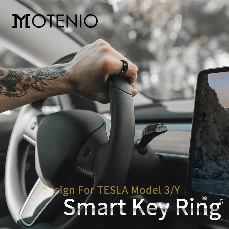 Design for Tesla Model 3 / Y smart key ring(Made with chips removed from the original official card)