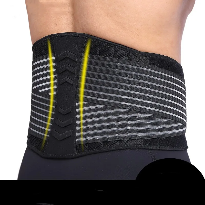 

1 Pcs Sports Fitness Pressurized Weightlifting Squat Belt Belt Breathable Protection Fixed Spring Support