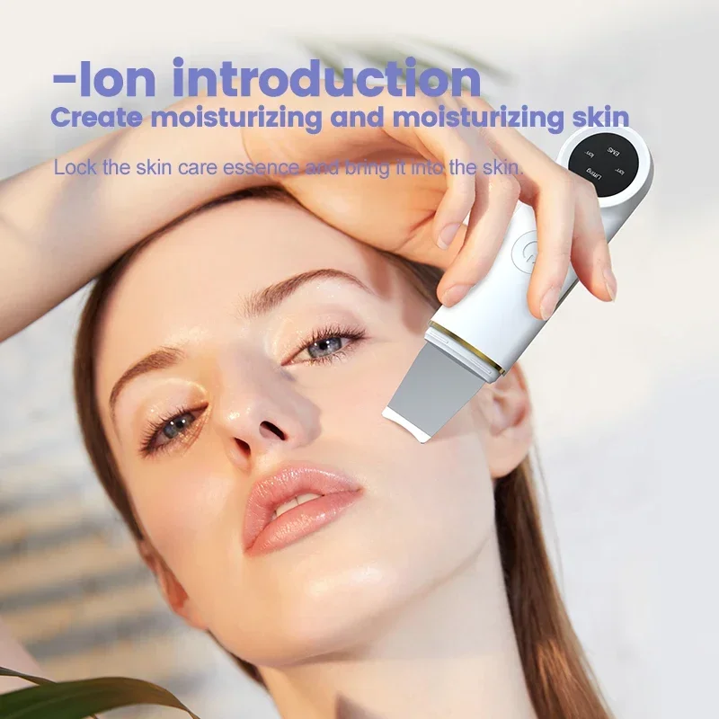 منظف بشرة الوجه بالموجات فوق الصوتية ، آلة التنظيف العميق ، إزالة الأوساخ ، الوجه والرؤوس السوداء #2