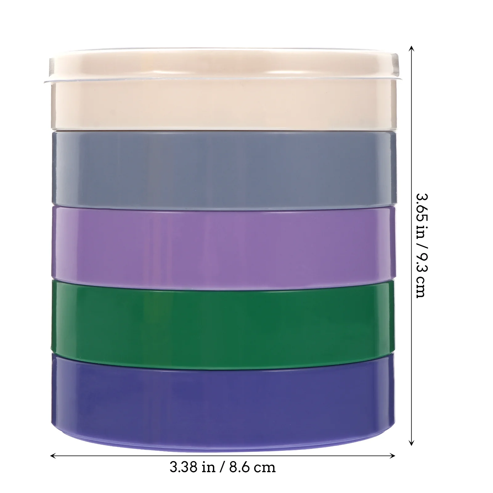 

5 Layers Parts Storage Box ABS Dust proof Watchmaker Tray Repair Tray for Tools ganizing Watchmaker Accessories Jewelry