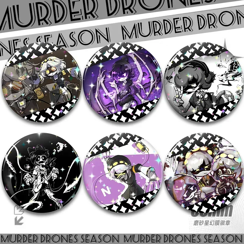 1pcs Murder Drones Fashion Anime  cosplay Accessories pins Mini Brooch