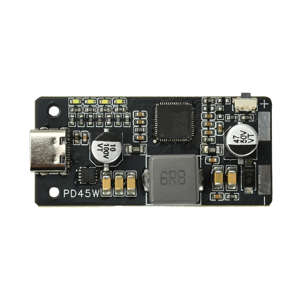 

2-6S PD 45W 2S 3S 4S 5S 6S Lithium Battery Charger Discharger Module Li-ion/LiFePO4 Batteries Charger TYPE-C USB Fast Charging