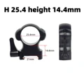 H 25.4 height 14.4mm