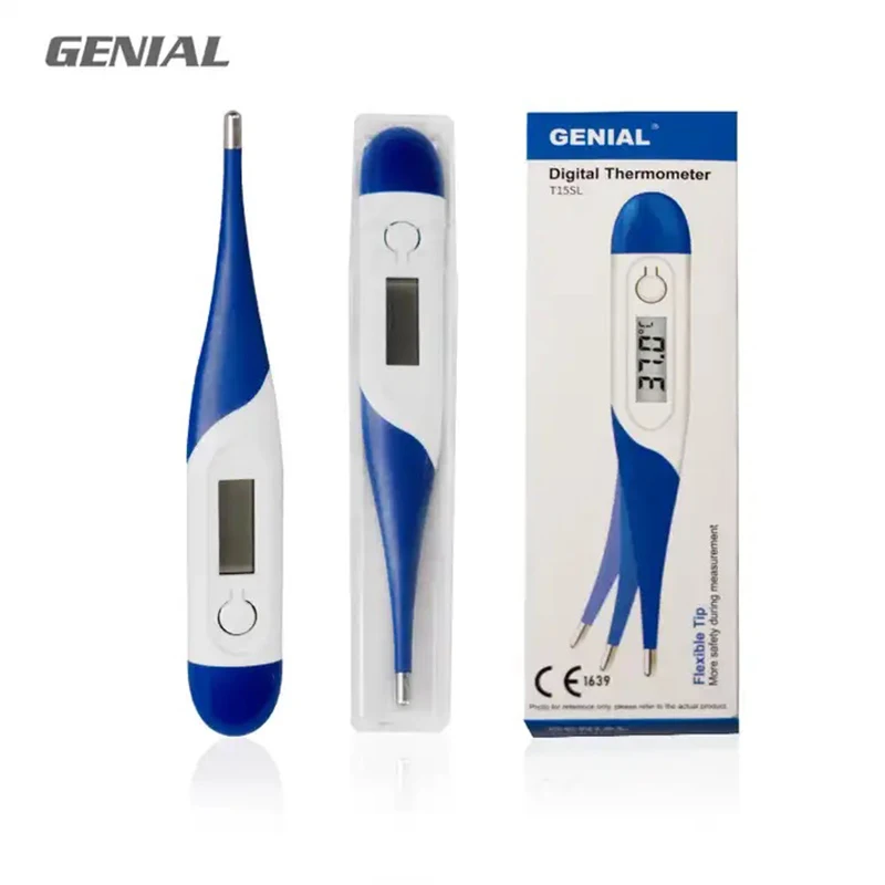 Thermometer for Adults, Digital Oral Thermometer for Fever, Basal Thermometer with 15 Seconds Fast Reading