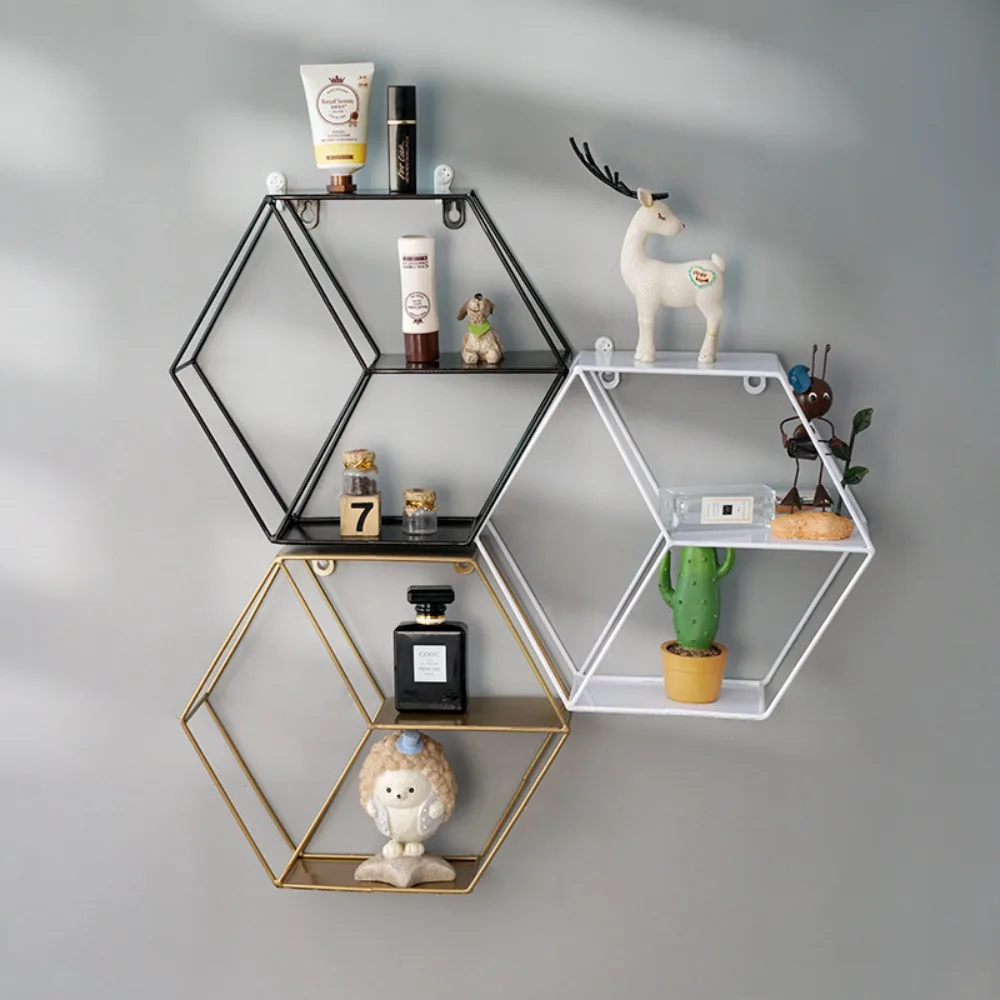Wandregal im nordischen Stil für Wohnzimmer, Schlafzimmerdekoration, kreative Wanddekoration, hängende Wanddekoration