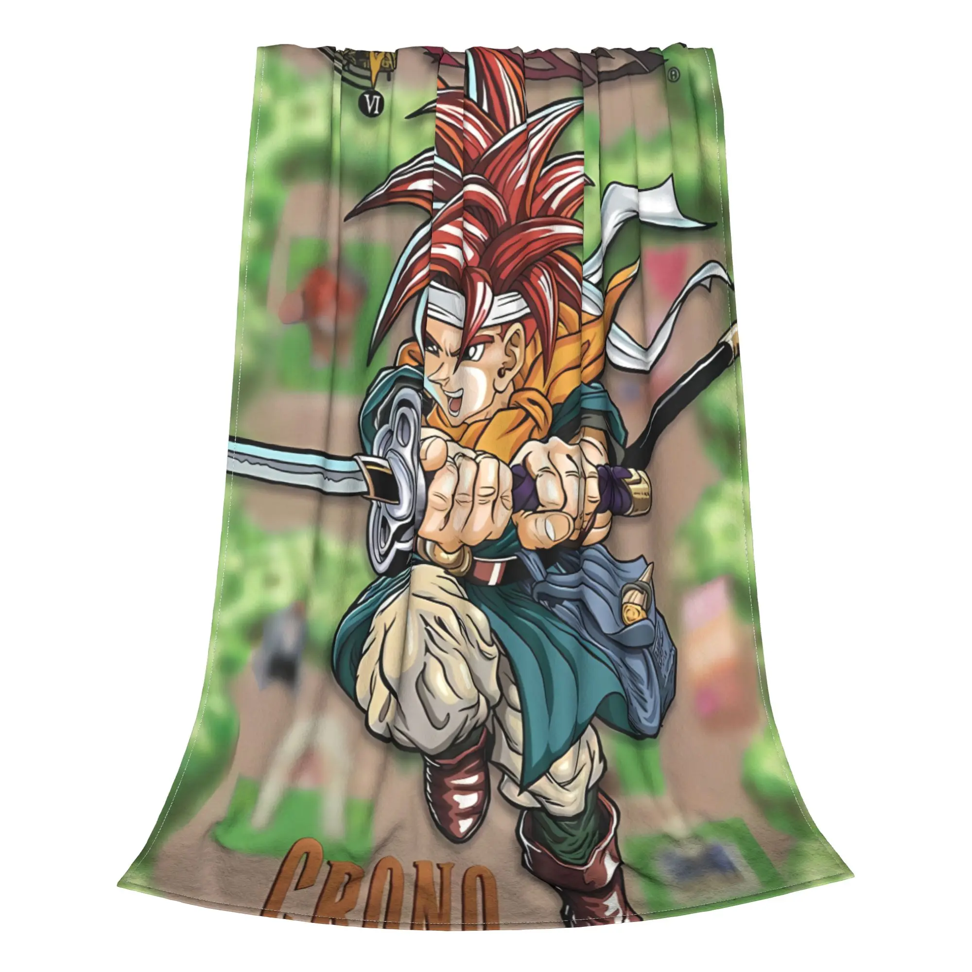 1PC Home Cutecore Fantasy  Chrono Trigger Blanket Super Cosy Plush Home Living Room Sofa Halloween