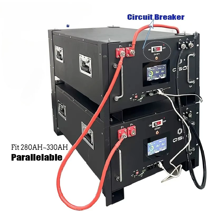 280 314 Ah 320Ah لتقوم بها بنفسك عدة 15kwh Dyi 48V Lifepo4 علبة البطارية مع 16S 200A V19 JK Bms 48V صناديق بطارية ليثيوم أيون رفوف