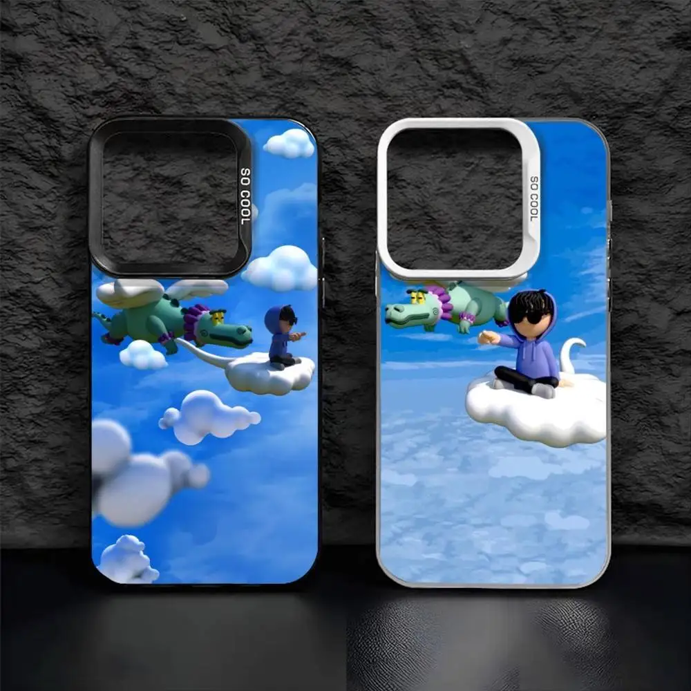 

Cool J-Junior H Sad B-Boyz Phone Case For iPhone17, 16,15,14,13,12 Pro Max Black Candy Matte Shockproof Cover