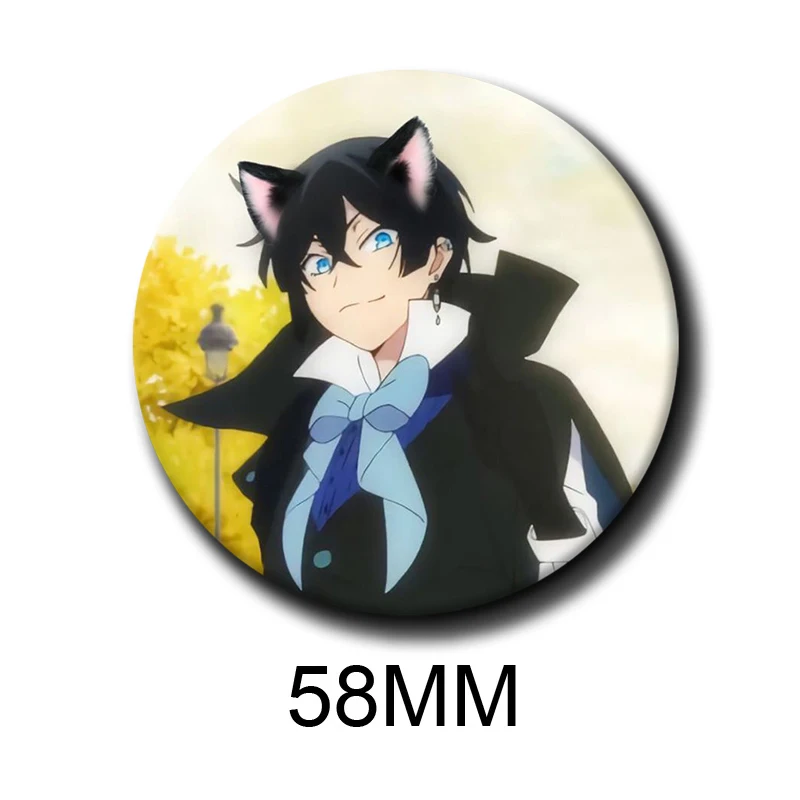 TV Animation The Case Study of Vanitas Button Lapel Pin Handmade Brooches for Clothes Decoration Backpack Accessories Badge Gift