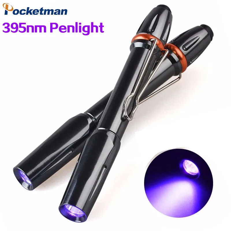 

UV Flashlight 395nm Black Light Mini Flashlights 3W Ultraviolet Lamp Torch Penlight Blacklight Detector for Pet Urine Stains