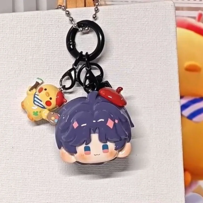 الحب والفضاء العميق سلسلة الراتنج المفاتيح قلادة نسخة لطيف شخصيات كرتونية الفتاة هدية عيد ميلاد Acg الحلي لعبة تحصيل #1