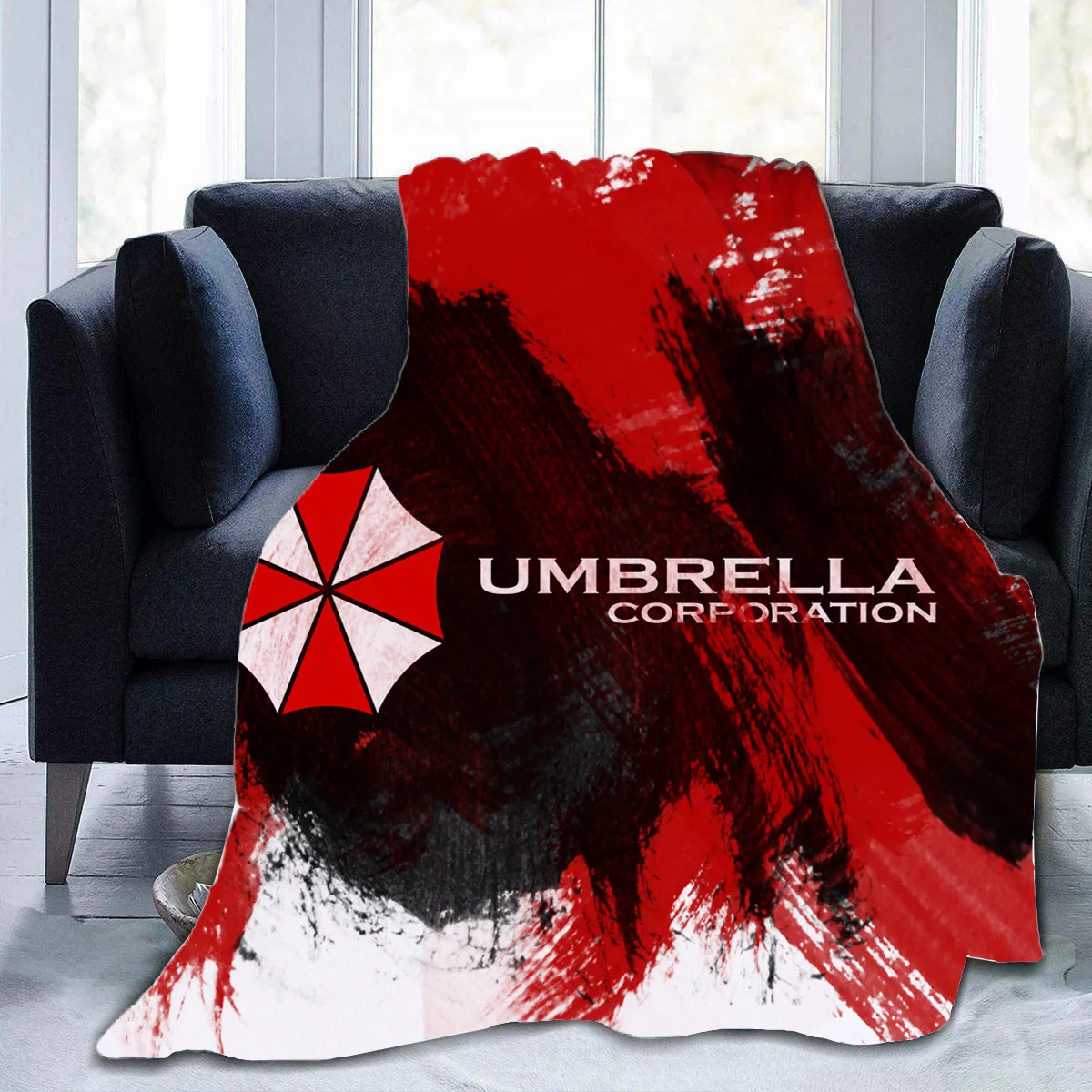 

Red Umbrella Throw Blanket Fashion Winter Movie Character Custom Flannel Blanket For Beds Adult Kids Gift Warm Dropshipping