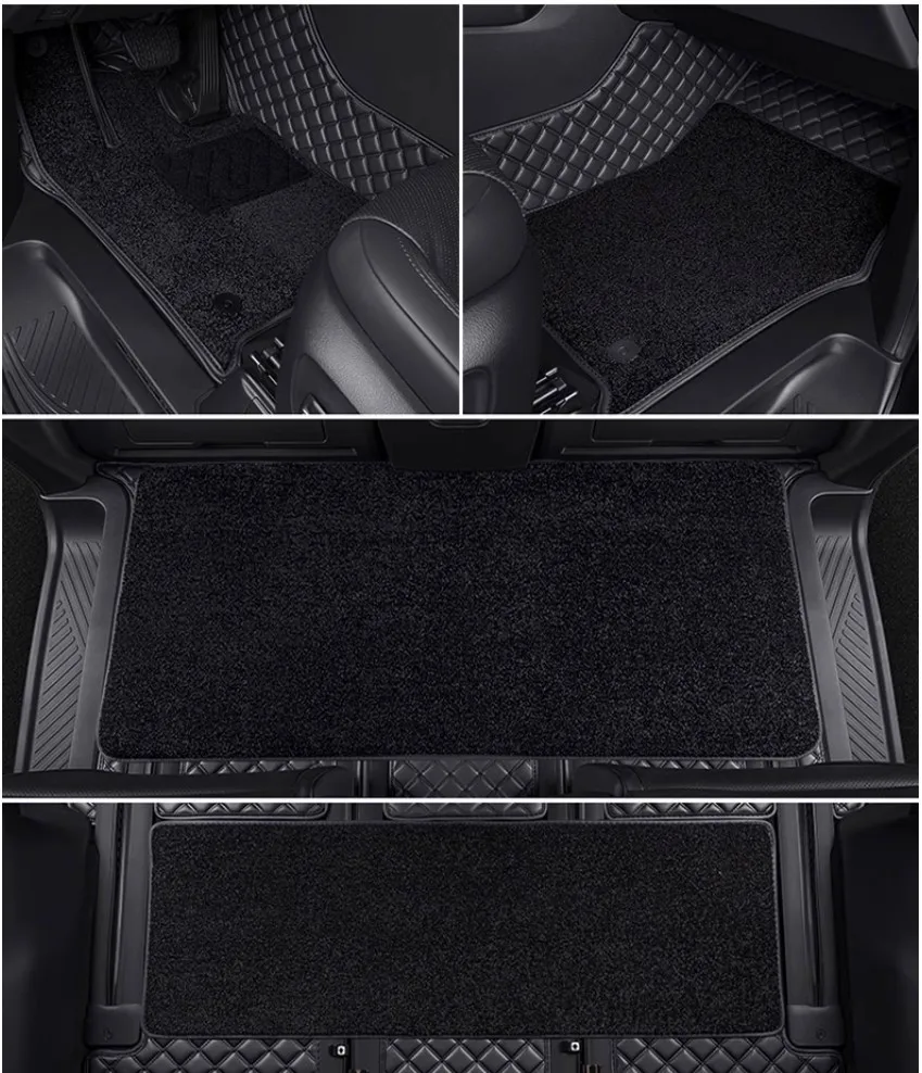 Good quality! Custom full set car floor mats for New Toyota Alphard 2024 7 8 seats non-slip double layers carpets,Free shipping