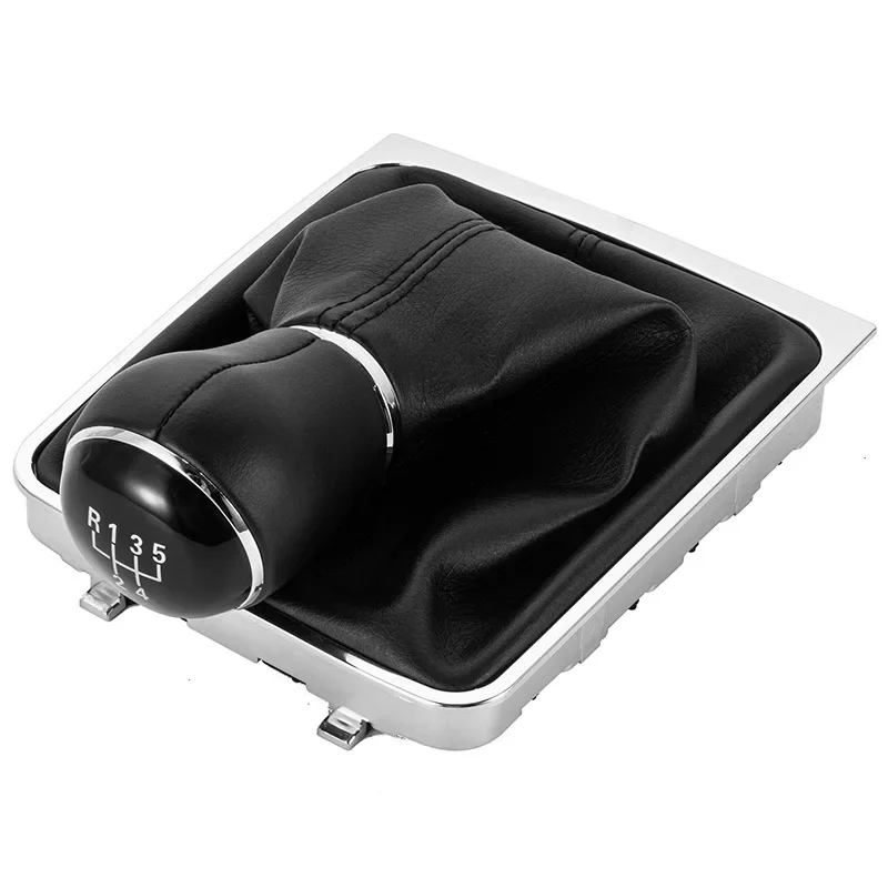 5/6 Speed Gear Shift Knob For Volkswagen VW Passat B7 2011 2012 2013 2014 2015 Lever Stick Gaiter Boot Cover Collar