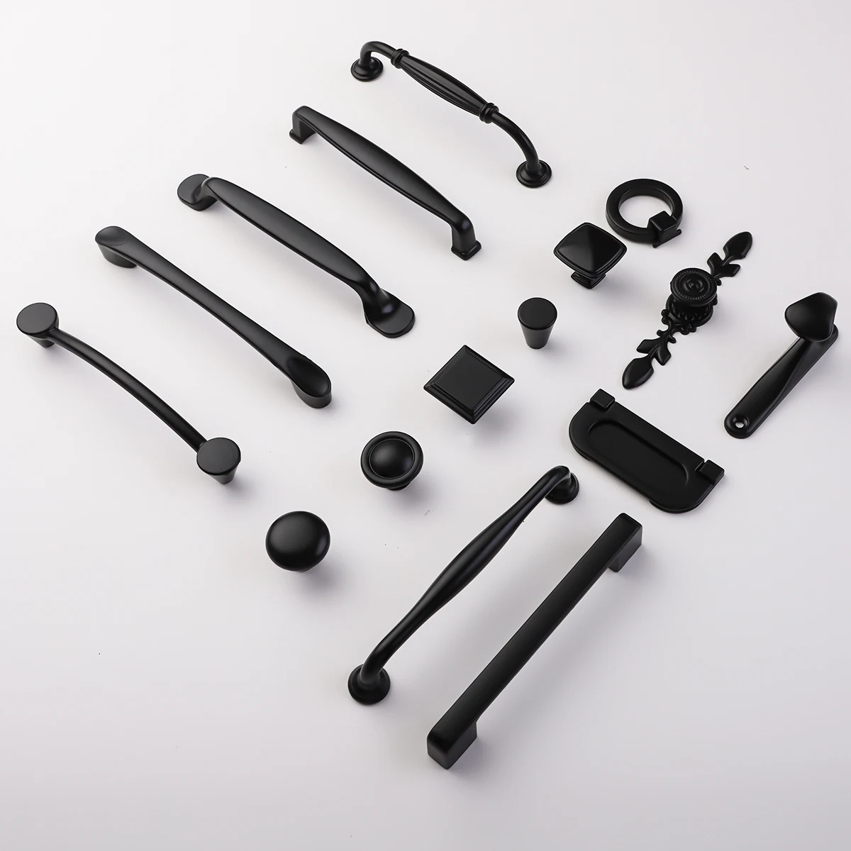 DXS Black Handles for Furniture Cabinet Knobs and Handles Kitchen Handles Drawer Knobs Cabinet Pulls Cupboard Handles Knobs