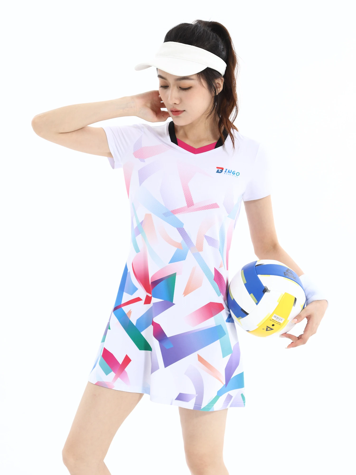 New Women Girls Sports Dress + Inner shorts Ladies Tennis Dresses With Shorts Badminton Dress Clothes Gym Running Sportswear