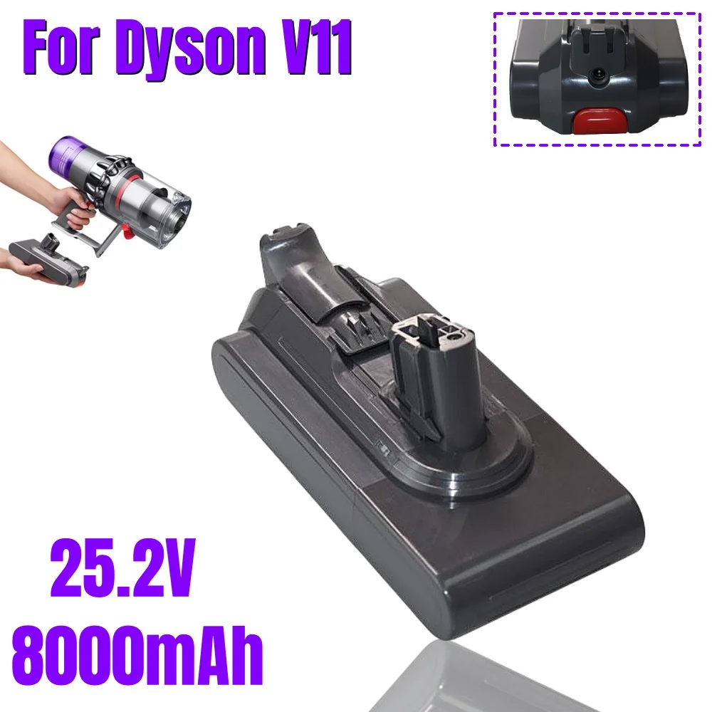 

SV14 Battery 8000mAh 25.2V Lithium Li-ion Vacuum Cleaner Rechargeable Battery for Dyson V11 Absolute V11 Animal 970145-02