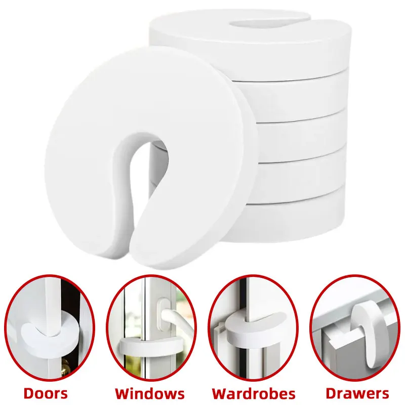 Door Finger Pinch Guards Baby Proof Doors Slam Stopper Extra Soft Foam Protectors Child Safety Baby Safety Finger Protect