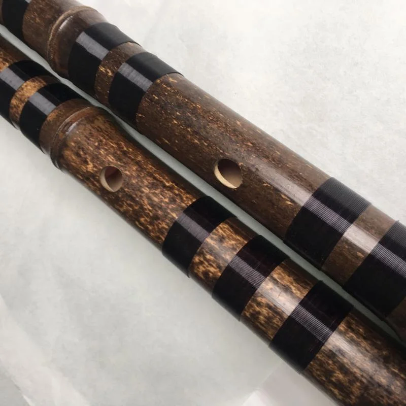 Customized Purple Bamboo Flute 100% Handmade 7/8 Holes Chinese Dizi Professional Play Bass Flute BASS D/G/F/E/Eb Key Instrument