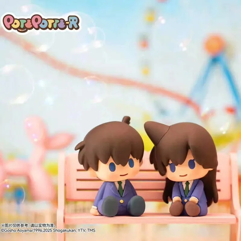 Cartoon Mini Chibi Conan Edogawa Figur POTEPOTTE-R Serie Blind Box Trendige Spielzeuge Desktop-Dekoration Mystery Box Sammlerstück Geschenk