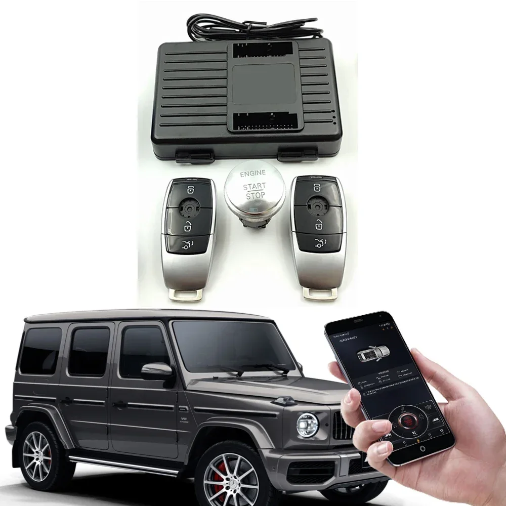 

Для Mercedes Benz G W463 Class 2004-2021 Модуль запуска и остановки Система дистанционного стартера Keyless GO Новый умный ключ Автомобильные аксессуары