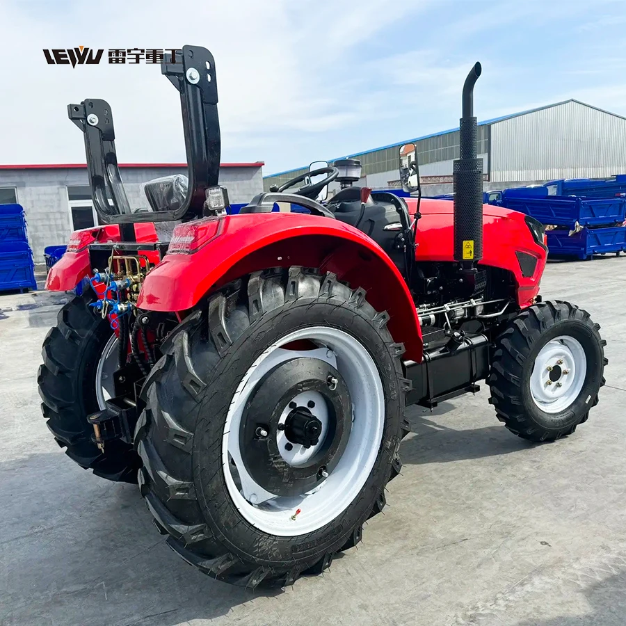 Mini 4WD Machinery Tractor  8 /25 /50 /60 /70 /80  New Condition Agriculture Ploughing Equipment   Engine Motor