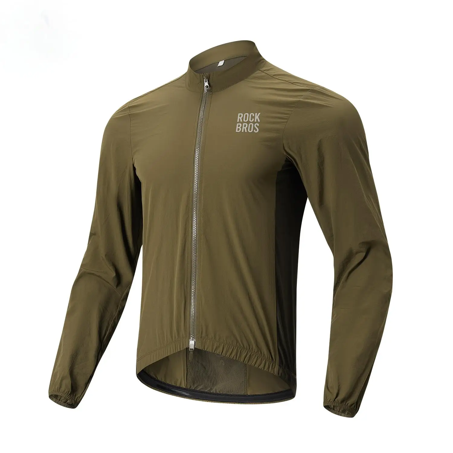 ROCKBROS Fahrradjacke, leichte winddichte Kleidung, langärmelige Fahrrad-Windjacke, reflektierende, atmungsaktive Jacke, EUR-Größe