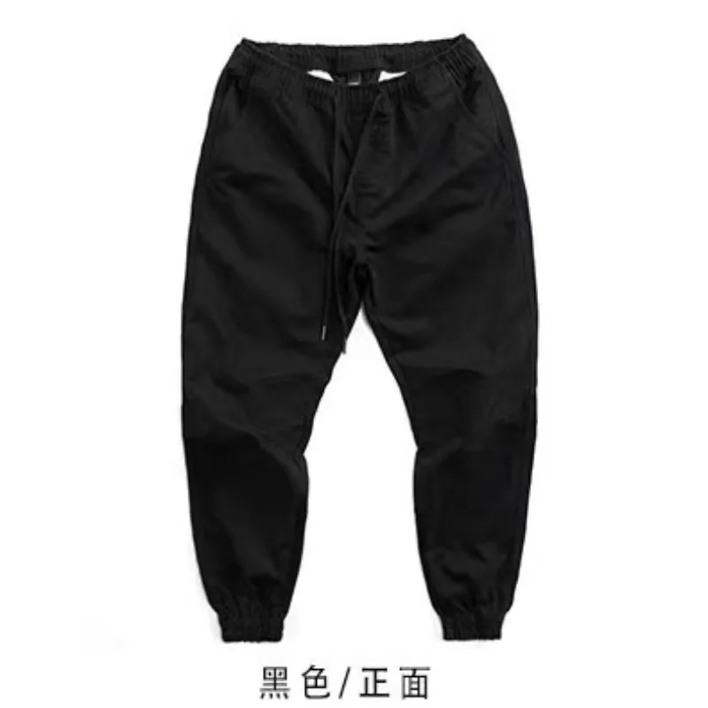 Jogging pants Men\'s Harem pants Men\'s breathable jogging pants Streetwear elastic waist casual oversized pants