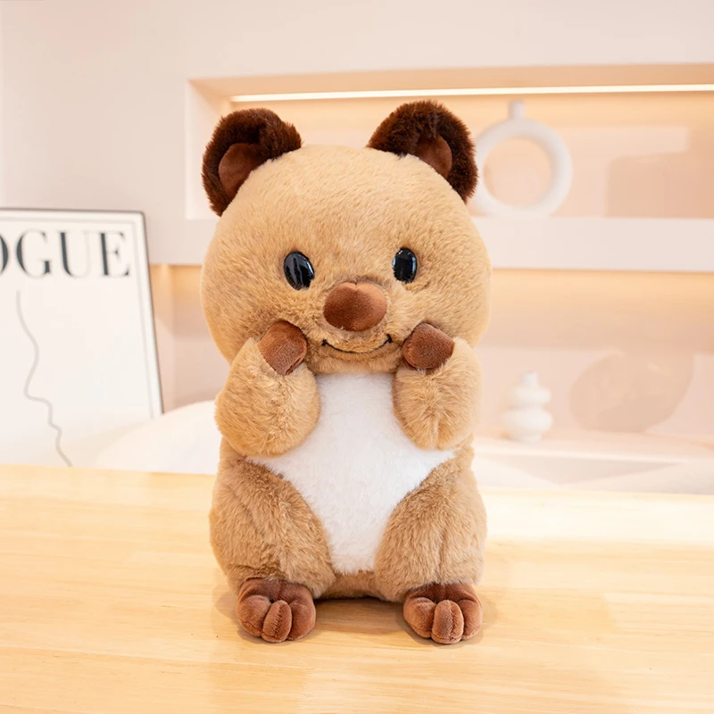 40-50cm 사랑스러운 캥거루 봉제 인형 Kawaii 웃는 캥거루 플러시 장난감 만화 캥거루 동물 베개 쿠션 홈 인테리어