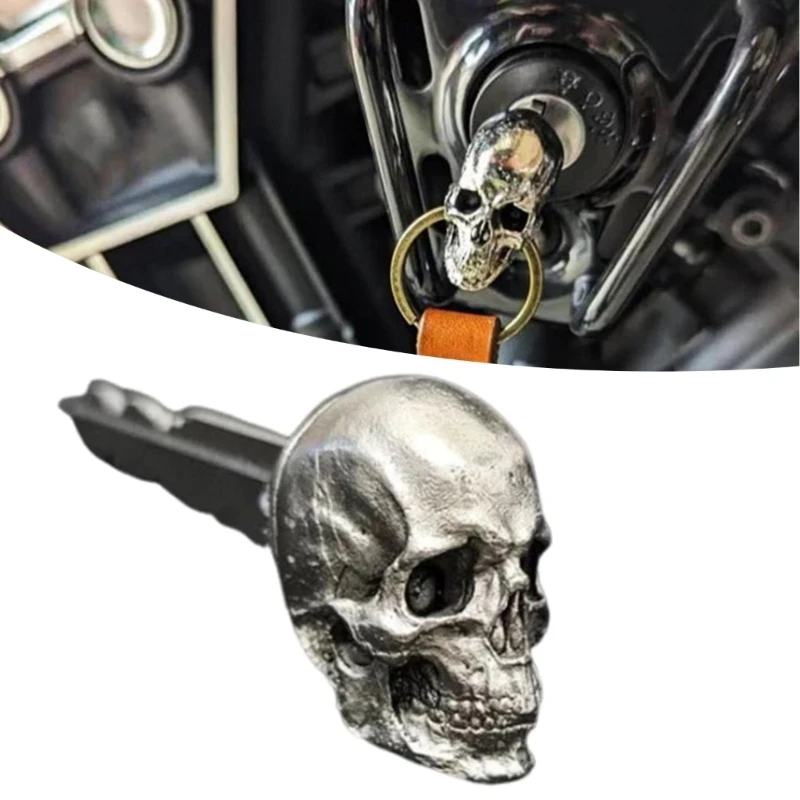 new arriving opening Demon Skull Key Pendant Devil Skull Key Decoration Universal Decorative Demon Skulls Keys Modified Ornament