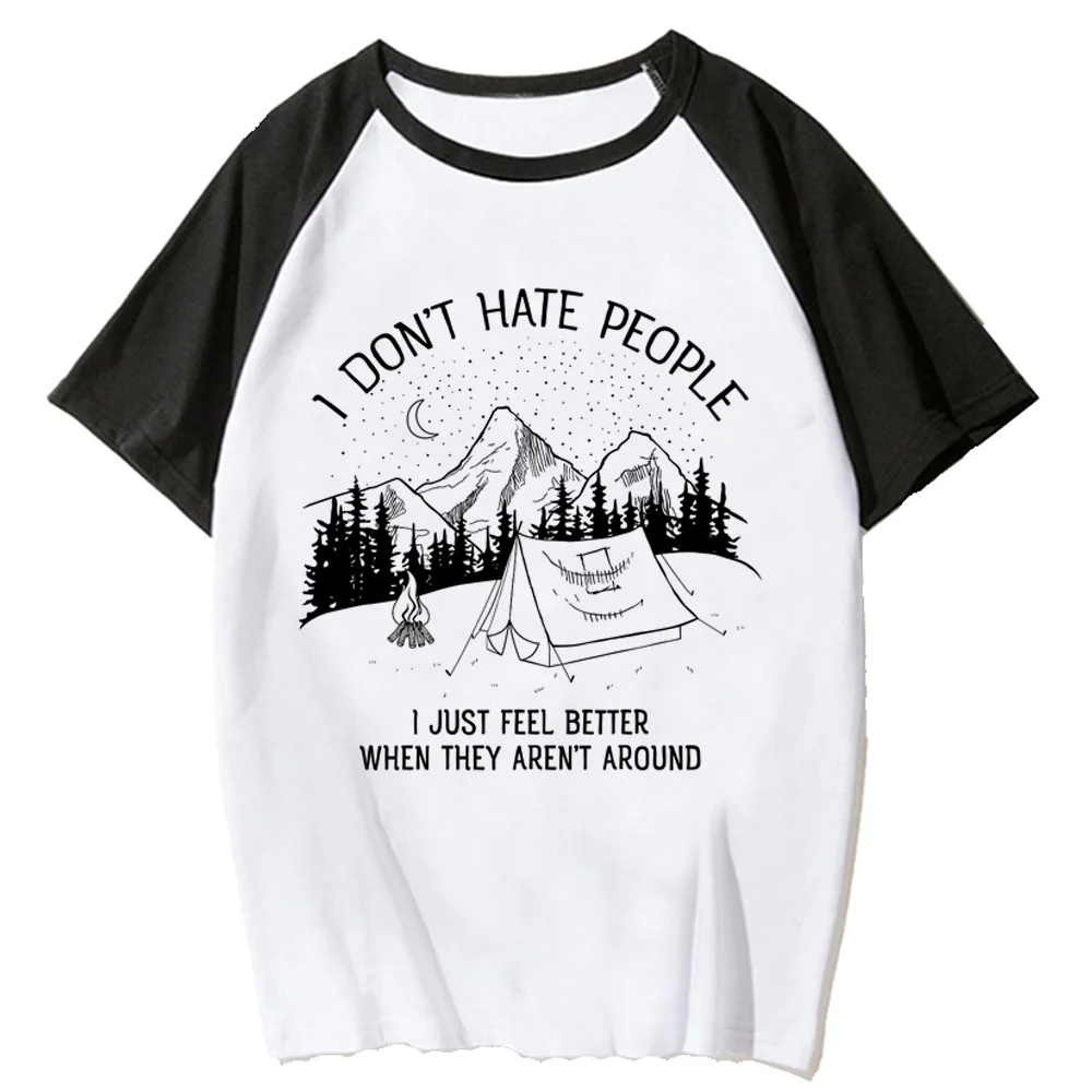 i Hate People t-shirts women graphic tshirt female anime manga clothing