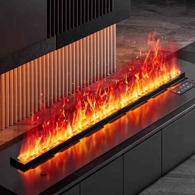 Entertainment Center TV-Ständer Tisch Moderne Wohnzimmermöbel Elektrischer Kamin Schwebender Fernseher Tisch Wohnmöbel