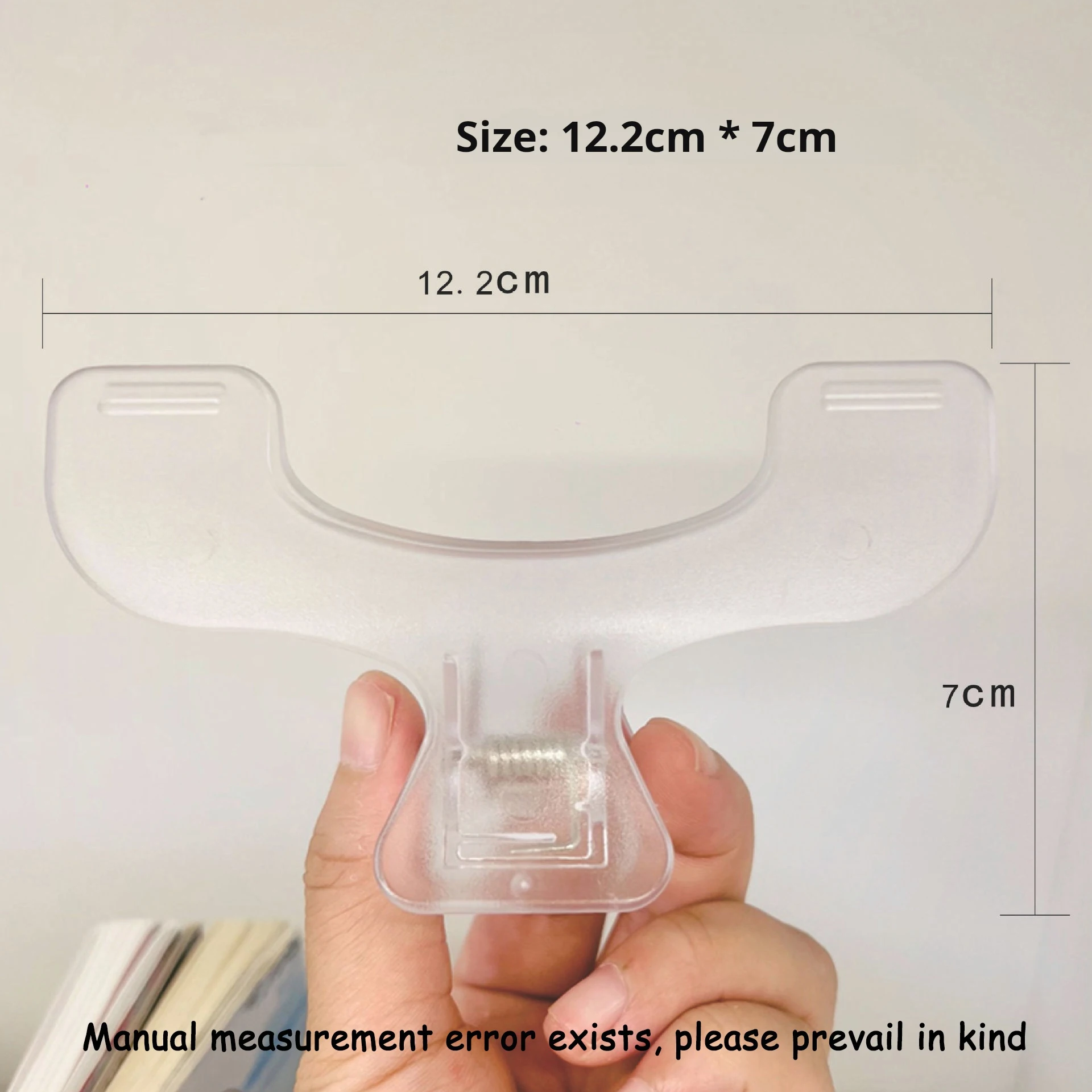 قراءة كليب المرجعية كليب ملحقات سطح المكتب مكافحة الوجه حامل الصفحة شفافة متجمد مجلد ثابت مخطط كليب #3
