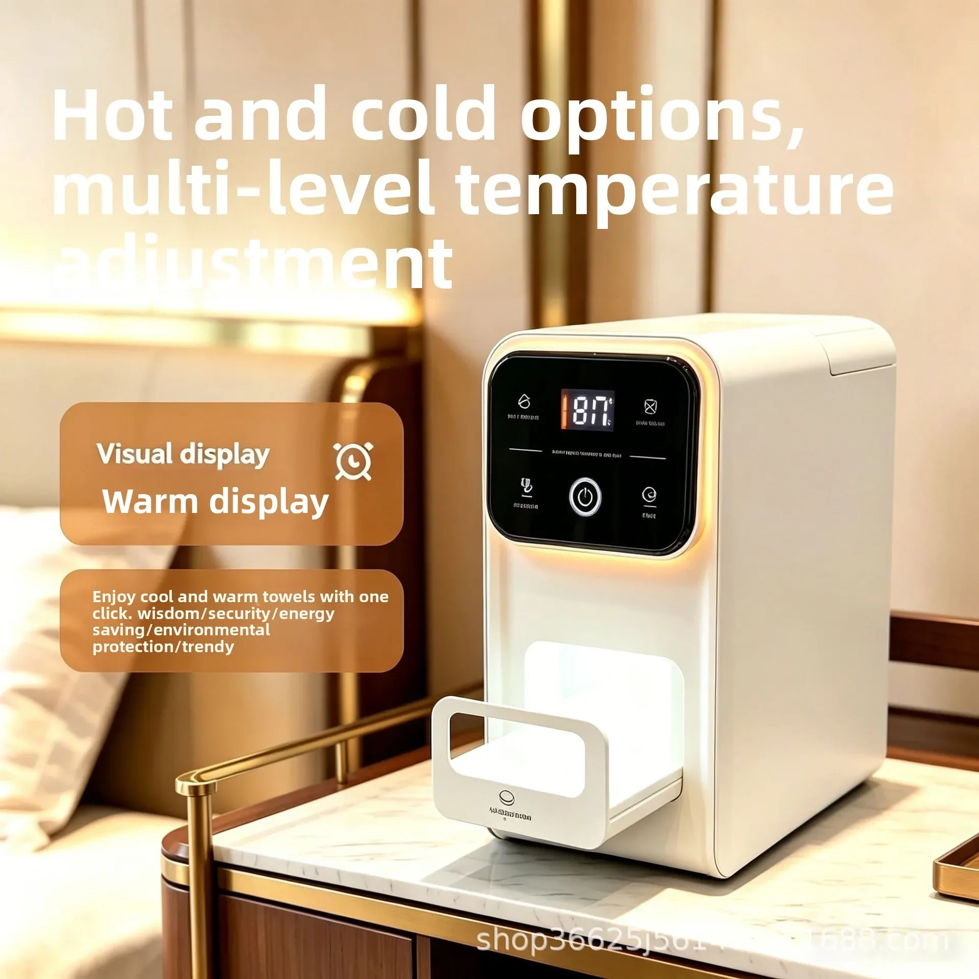 Smart Constant Temperature Towel Warmer Bucket For Baby Wet Wipes Disposable Facial Towel Heating Storage Cabinet