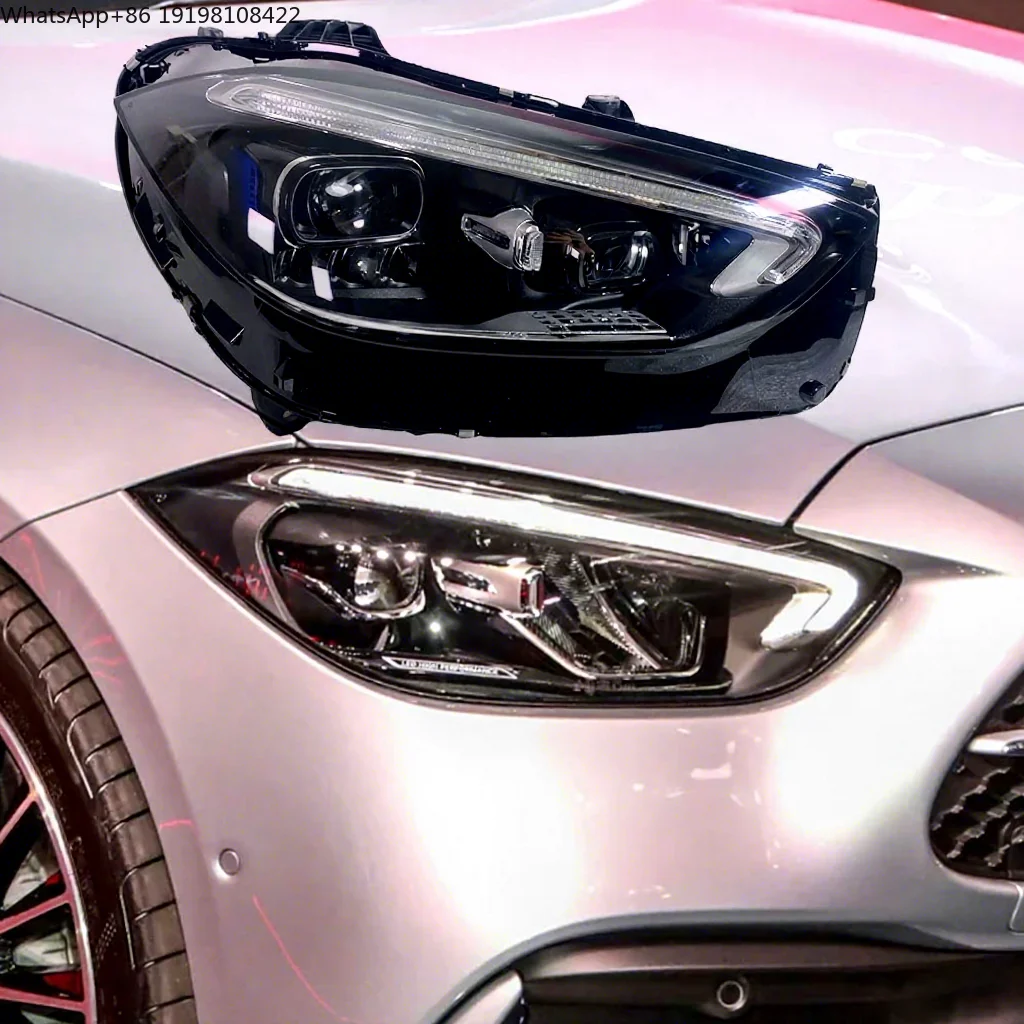 

Модифицированные светодиодные фары W206 для Mercedes-Benz C-класса W206 2020-2022 годов, для обновления до стиля 2023 года, фары Kabeer