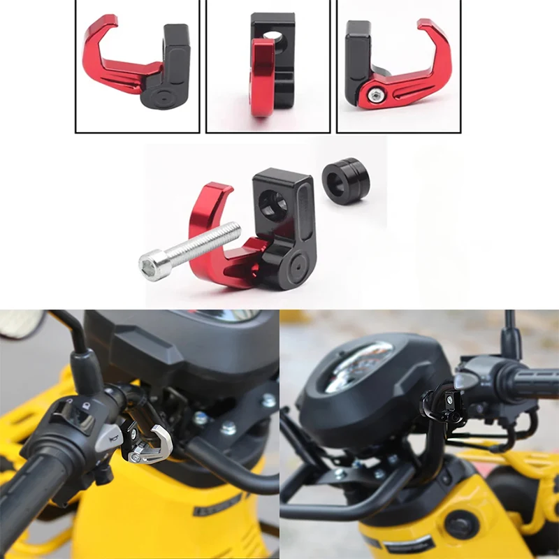 

Motorcycle Aluminium Alloy Foldable Helmet Hook Storage hooks For Honda Ct125 Super Cub Cc110 Haojue Uhr150 Accessorie