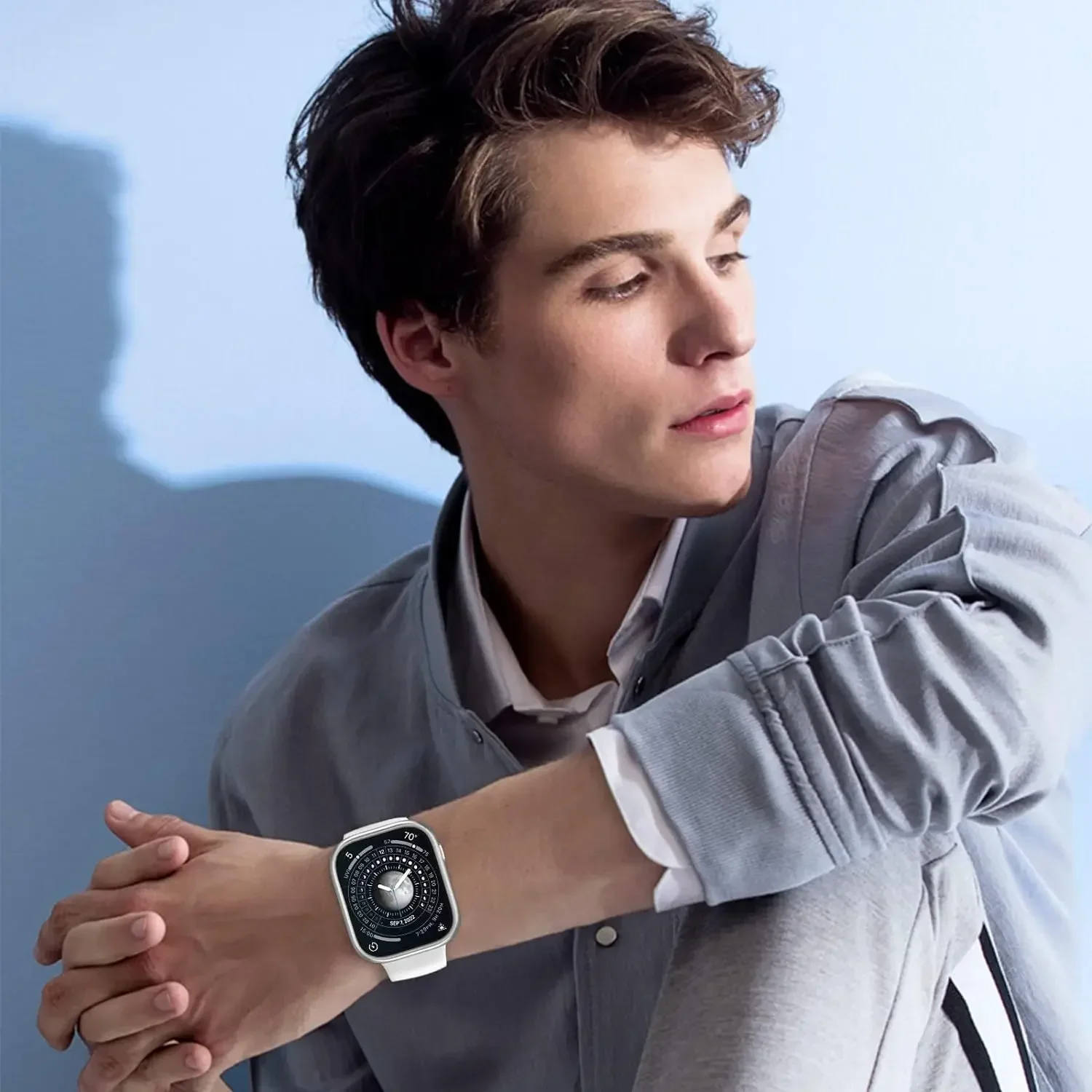 واقي شاشة لساعة أبل 49 ملم 44 ملم 41 ملم 45 ملم 42 ملم 38 ملم IWatch حافظة مقسى مقاومة للخصوصية Iwatch Series Ultra 9 8 7 6 SE