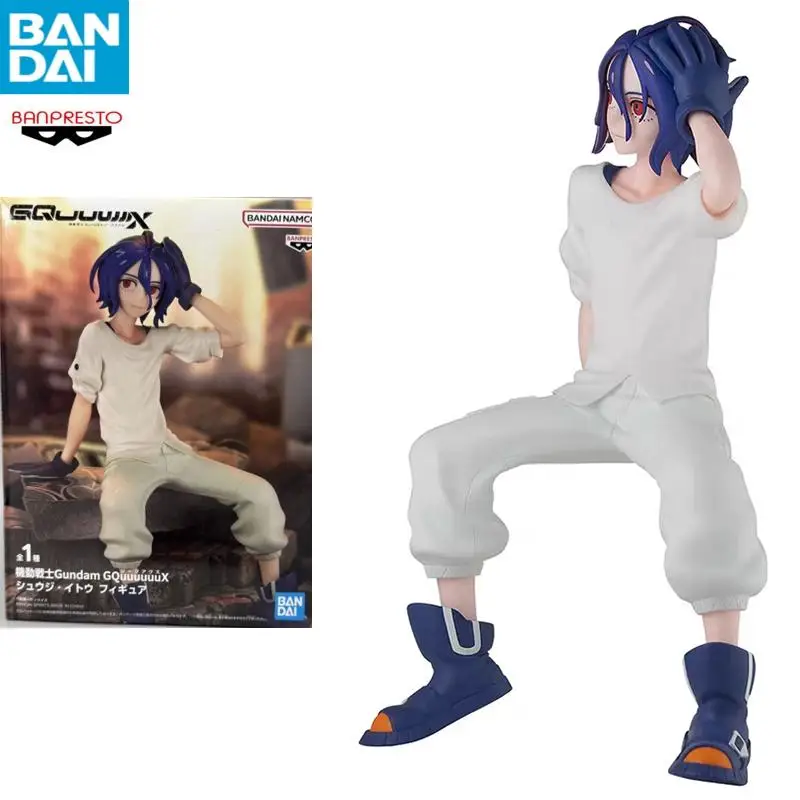 Bandai Namco Banpresto ชุดสูทมือถือกันดั้ม Gquuuuuux Shuji Ito ประมาณ 18 ซม.สต็อกของแท้รูปสะสมตุ๊กตาของเล่น